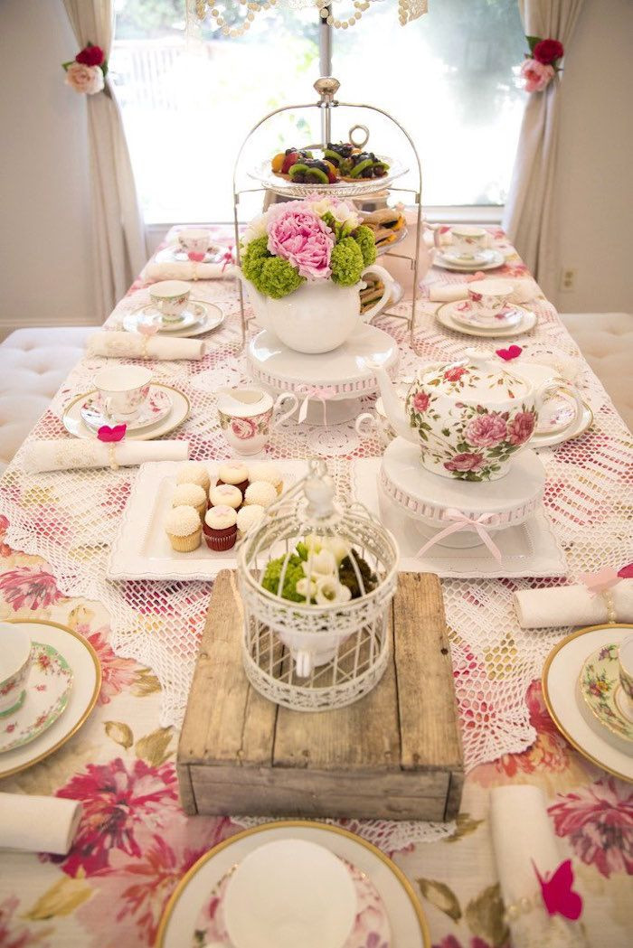 Table Setting Ideas For Tea Party
 Colorful Tea Party