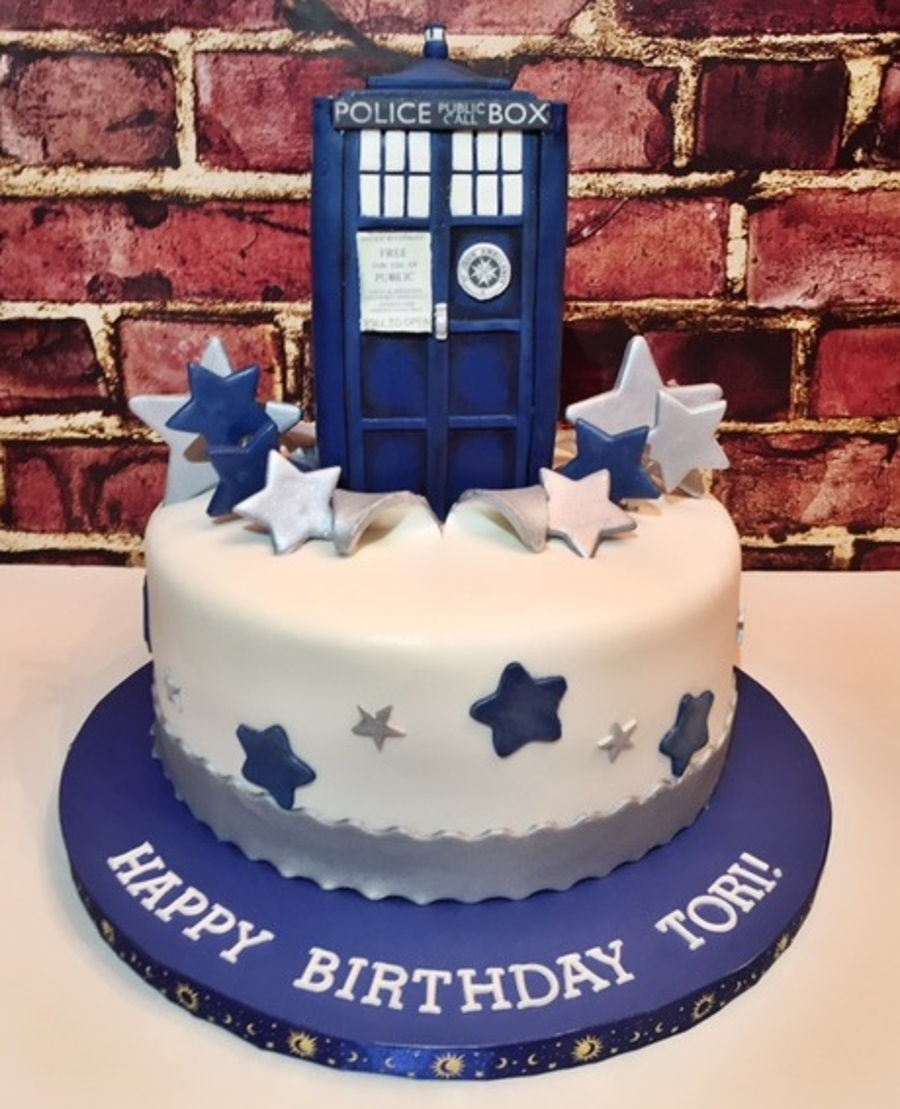 Tardis Birthday Cake
 Dr Who Tardis Cake CakeCentral