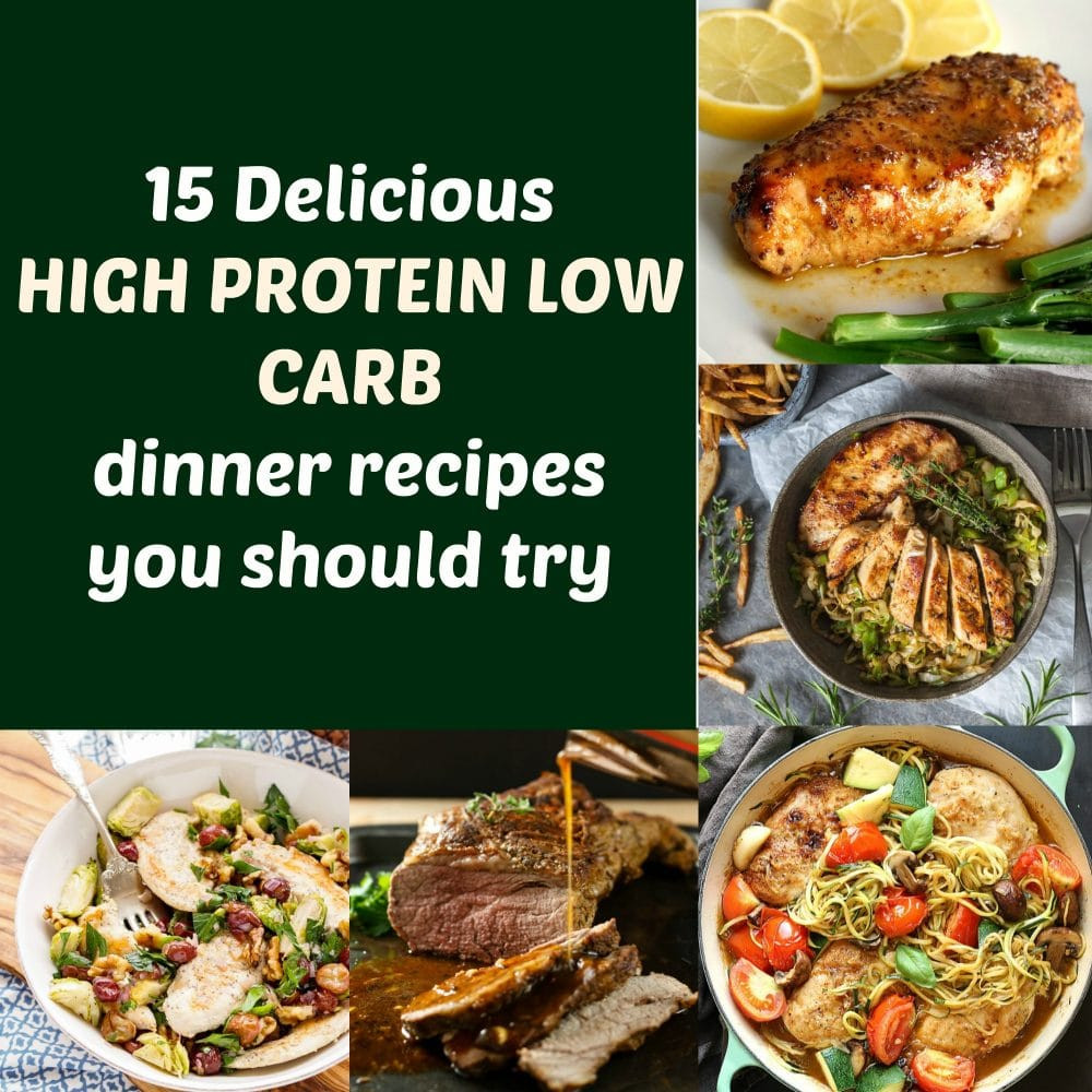 Tasty Low Carb Recipes
 15 Delicious high protein low carb dinner recipes you