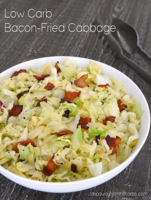 Tasty Low Carb Recipes
 Low Carb Bacon Fried Cabbage a tasty side dish recipe