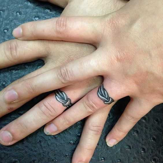 Tattoo Wedding Rings
 21 wedding ring tattoo ideas ideas for your never ending