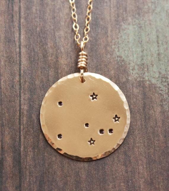 Taurus Constellation Necklace
 Taurus necklace gold necklace constellation necklace by