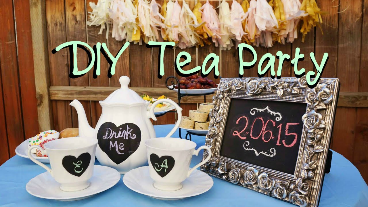Tea Party Decoration Ideas Diy
 DIY Tea Party Decor ♥