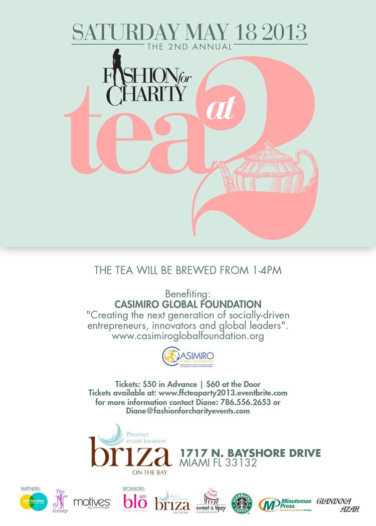 Tea Party Fundraiser Ideas
 Fundraiser party invitation in 2019