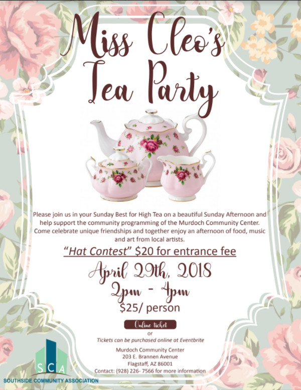 Tea Party Fundraiser Ideas
 Miss Cleo’s Tea Party Fundraiser for Southside munity