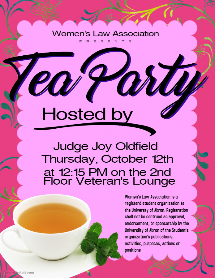 Tea Party Fundraiser Ideas
 Akron Law Events – Akron Law Announcements