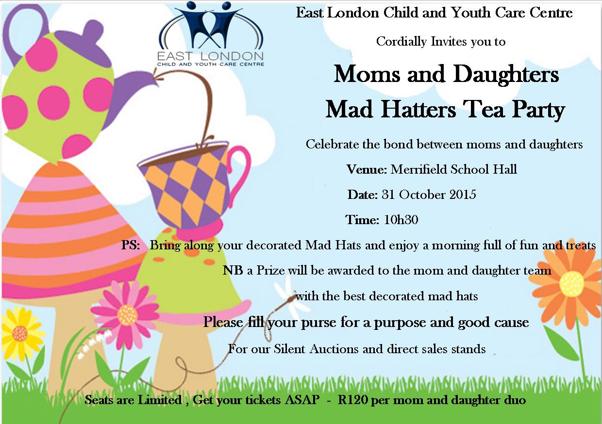 Tea Party Fundraising Ideas
 East London Child and Youth Care Centre Fundraiser