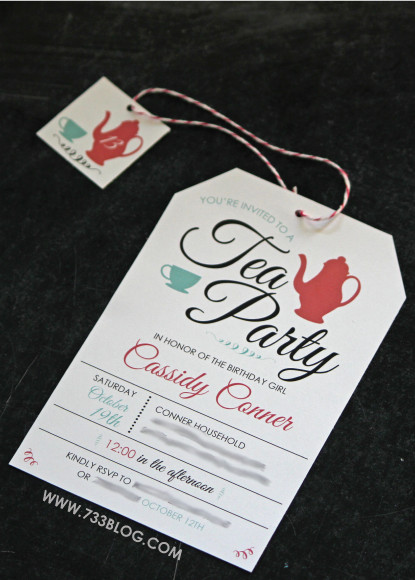 Tea Party Invitation Ideas
 301 Moved Permanently