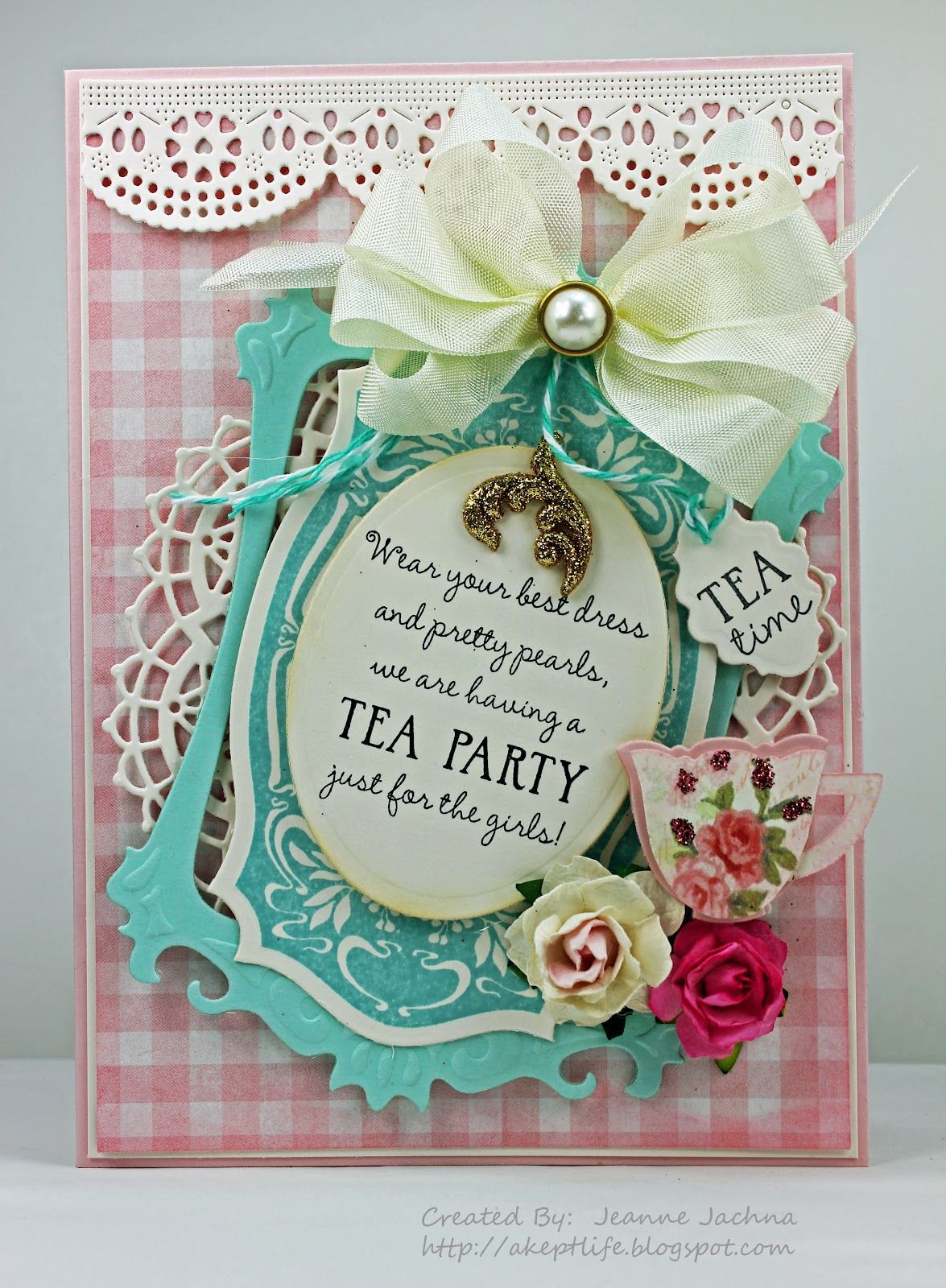 Tea Party Invitation Ideas
 A Kept Life gorgeous