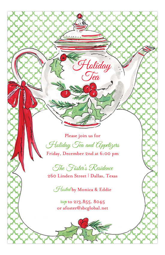 Tea Party Invitation Ideas
 Holiday Tea & Cookie Decorating Party MomTrendsMomTrends