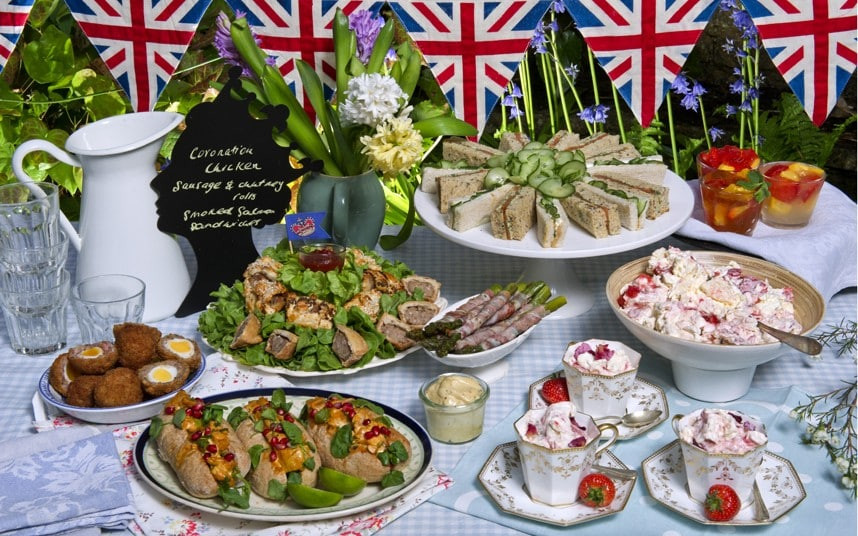 Tea Party Recipes Ideas
 Queen s Diamond Jubilee classic party snacks Telegraph