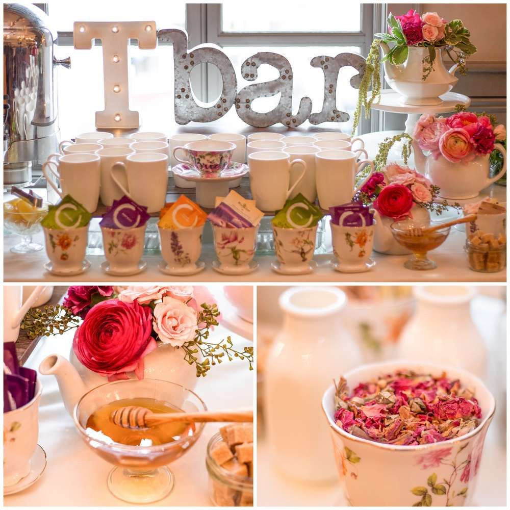 Tea Party Shower Ideas
 Garden tea party bridal shower party See more party