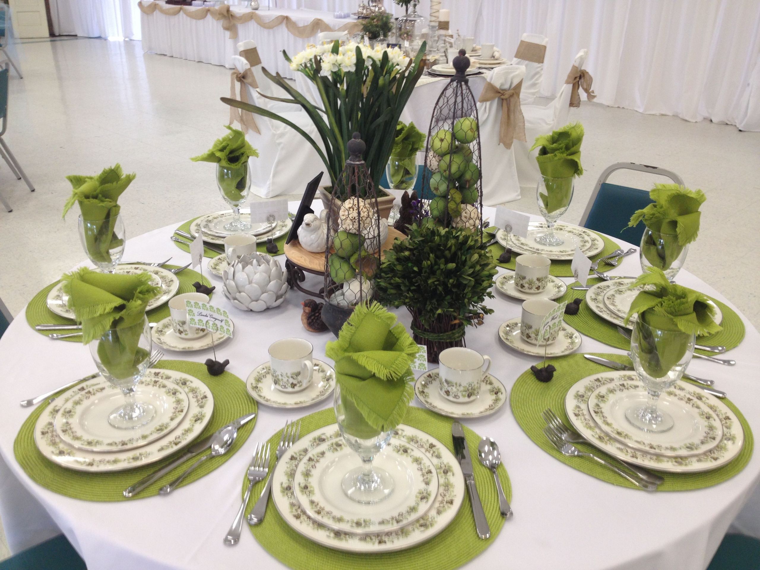 Tea Party Tables Ideas
 Additional View Essence of Spring Centerpiece