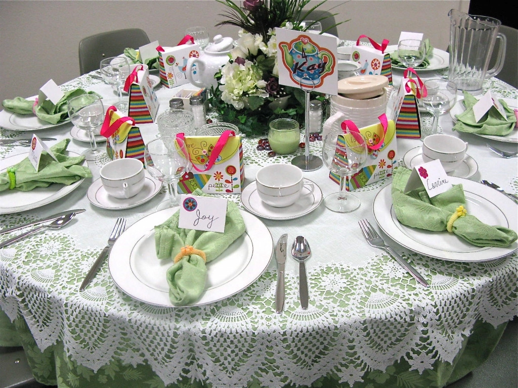 Tea Party Tables Ideas
 Table Decorations For Tea Party Collection Christmas Tea