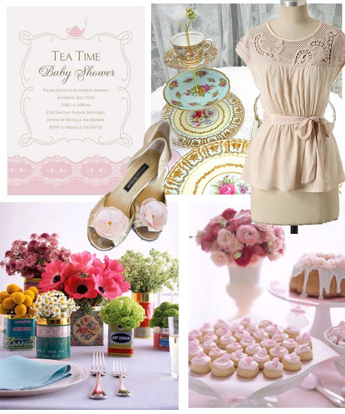 Tea Party Theme Baby Shower
 Get Inspired De Bourg Style Tea Time Baby Shower