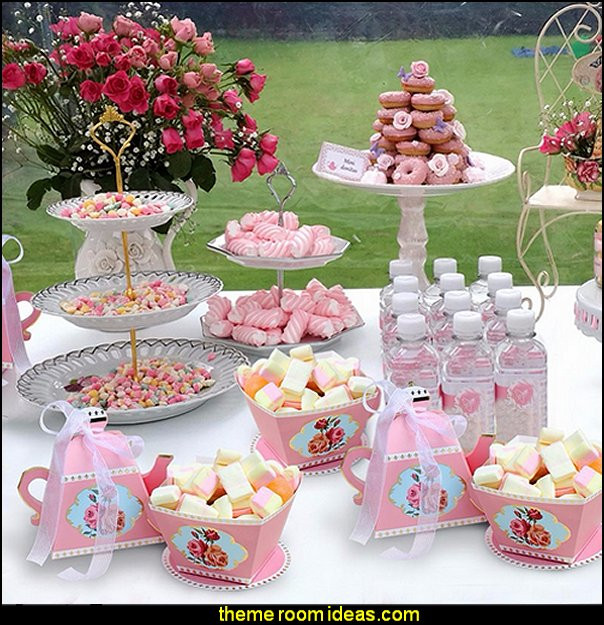 Tea Party Themed Birthday Party Ideas
 Decorating theme bedrooms Maries Manor party supplies