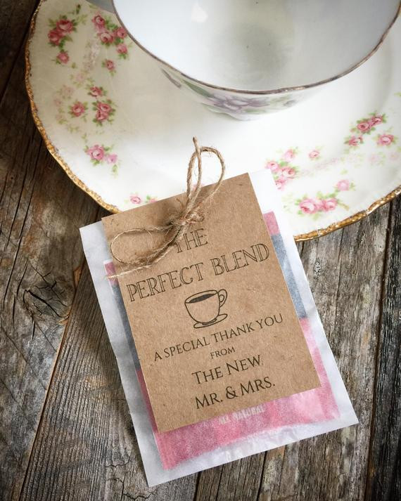 Tea Wedding Favors
 Tea Bag Favors Wedding Favor Vintage Style Tea Perfect