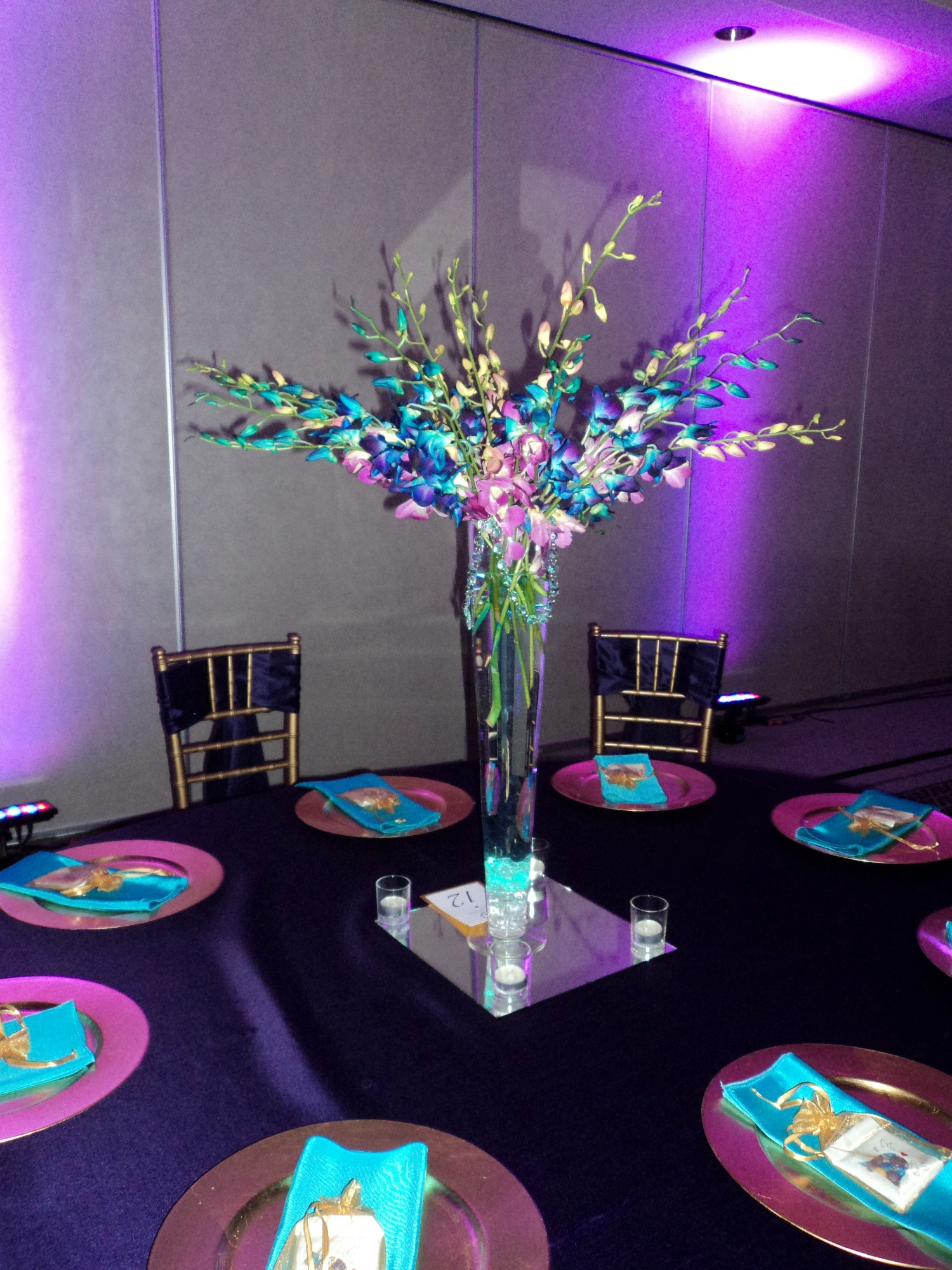 Teal And Purple Wedding Decorations
 Gallery