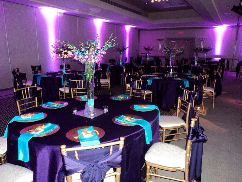 Teal And Purple Wedding Decorations
 Nicely done Weddings Peacock inspired