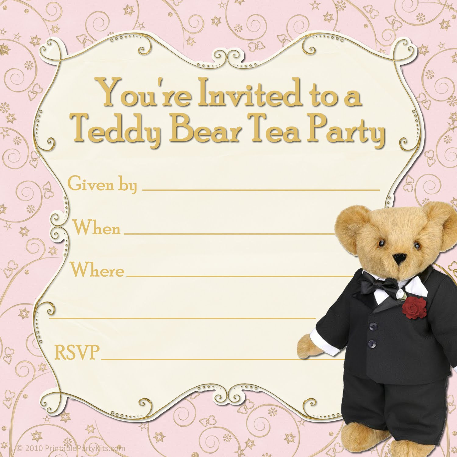 Teddy Bear Tea Party Ideas
 T party