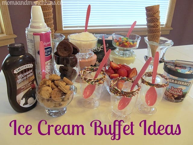 Teenage Birthday Party Food Ideas
 Ice Cream Buffet Delicious Moms Night In Idea Moms