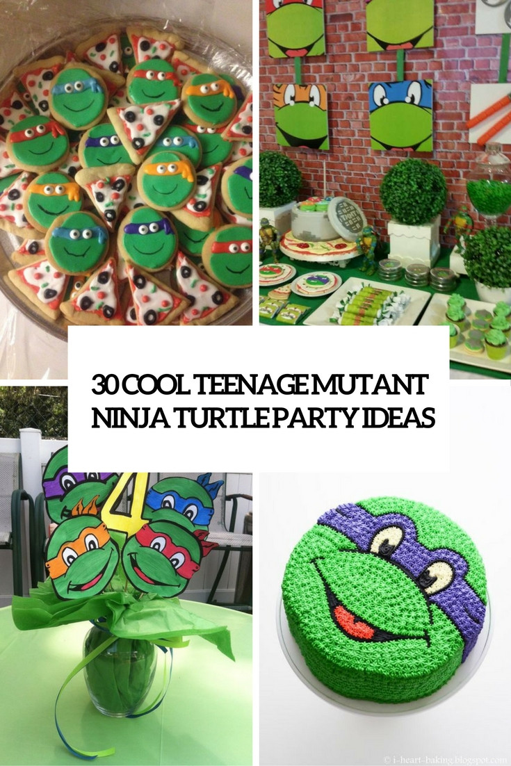 Teenage Mutant Ninja Turtles Birthday Party
 The Best Decorating Ideas For Your Home of October 2016