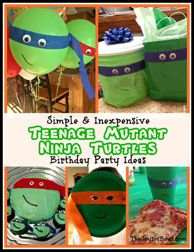 Teenage Mutant Ninja Turtles Birthday Party
 Teenage Mutant Ninja Turtles Food The Joys of Boys