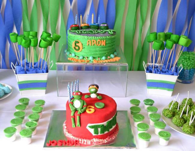 Teenage Mutant Ninja Turtles Birthday Party
 10 Boy Birthday Party Ideas We Love Spaceships and Laser