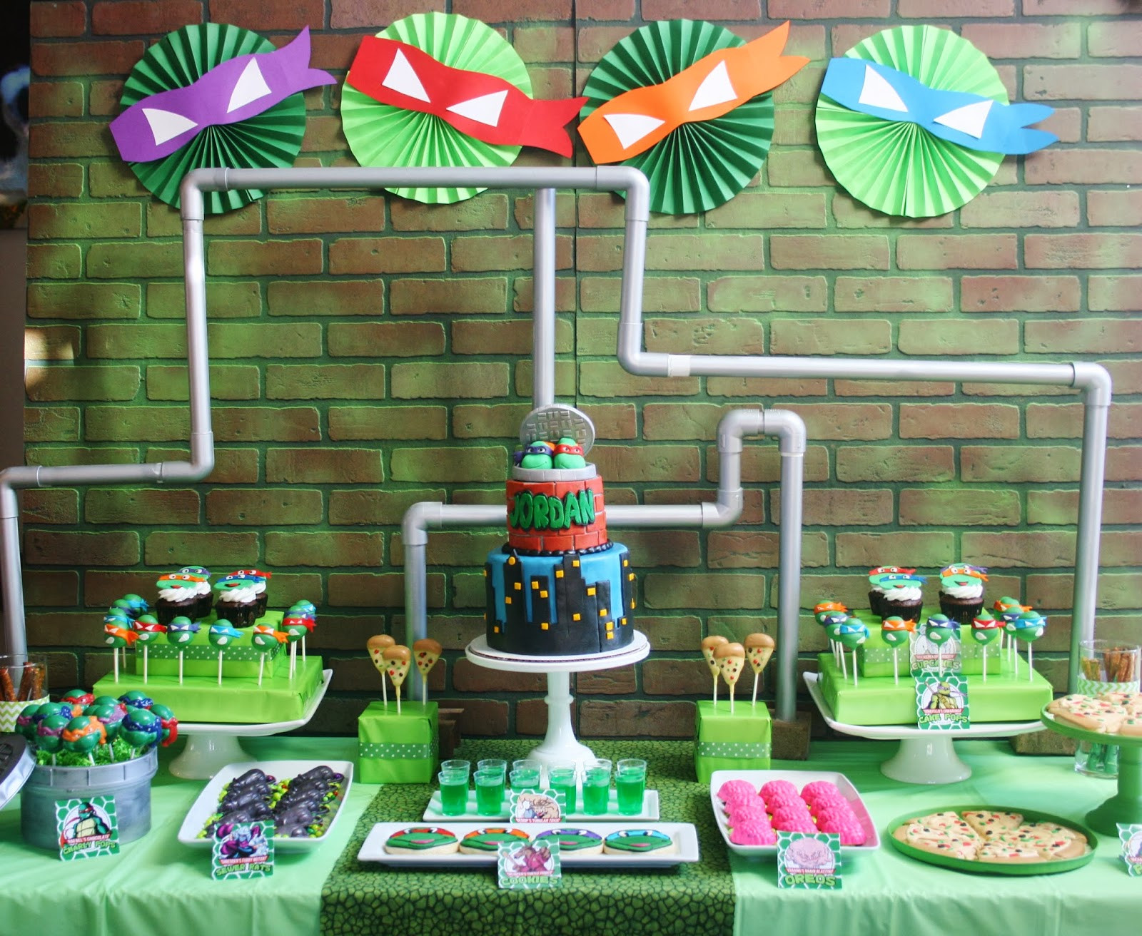 Teenage Mutant Ninja Turtles Birthday Party
 And Everything Sweet Teenage Mutant Ninja Turtle