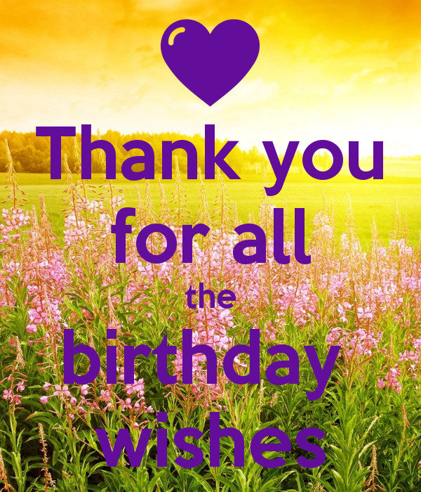 Thank U For The Birthday Wishes
 Thank you for all the birthday wishes Poster