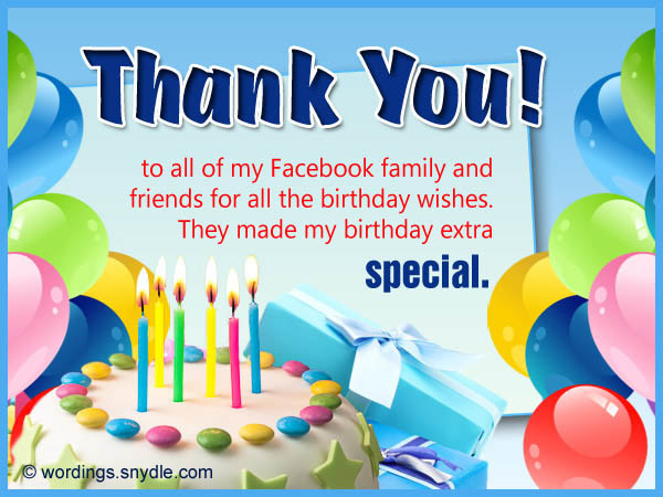 Thank You For Birthday Wishes Facebook
 Birthday wishes Quotes for birthday wishes and Quotes for