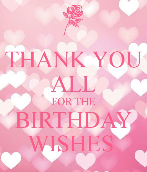 Thank You For Birthday Wishes Facebook
 397 best images about Birthday Wishes on Pinterest