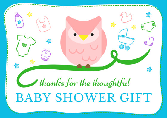 Thank You Gift Baby Shower
 Baby Shower Thank You Note Wording
