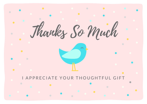 Thank You Gift Baby Shower
 FREE Printable Cards for All Occasions