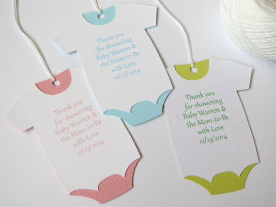 Thank You Gift Baby Shower
 personalized baby shower Thank you favor Gift wine Tags