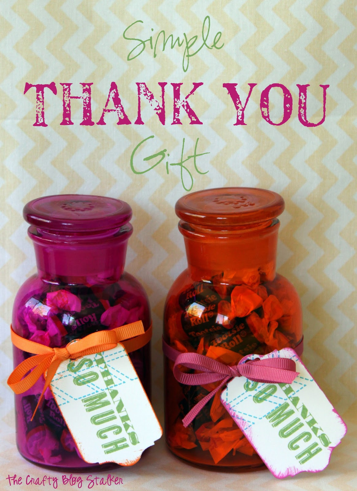 Thank You Teacher Gift Ideas
 Simple Thank You Gift The Crafty Blog Stalker