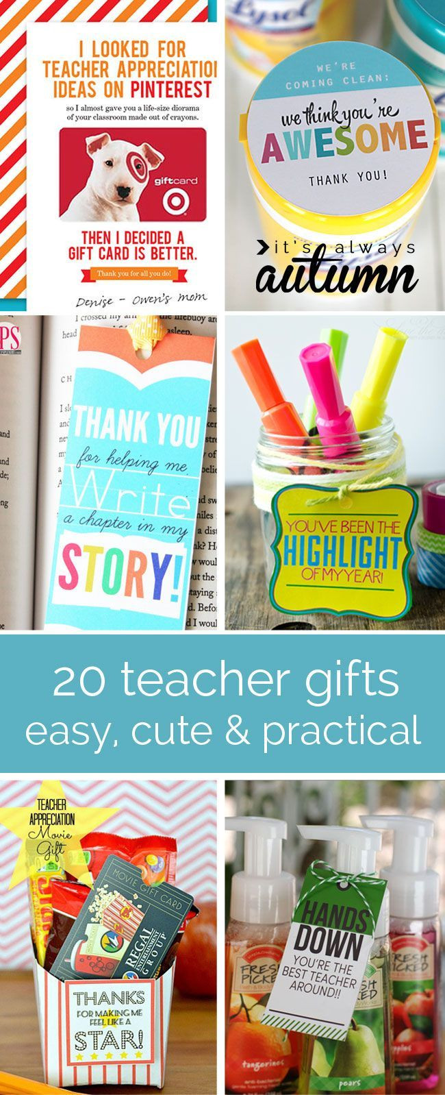 Thank You Teacher Gift Ideas
 428 best Teacher Appreciation Gift Ideas images on