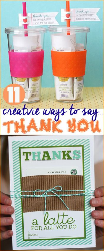 Thank You Teacher Gift Ideas
 Creative Ways to Say Thank You