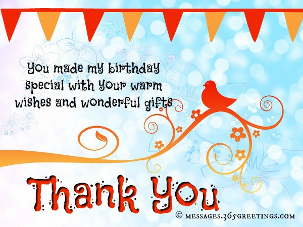 Thanks Message For Birthday Wishes
 Birthday Thank You Messages Thank You for Birthday Wishes