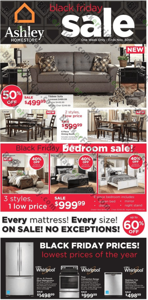 Thanksgiving Furniture Sale
 Ashley Homestore Black Friday 2019 Ad Sale & Deals