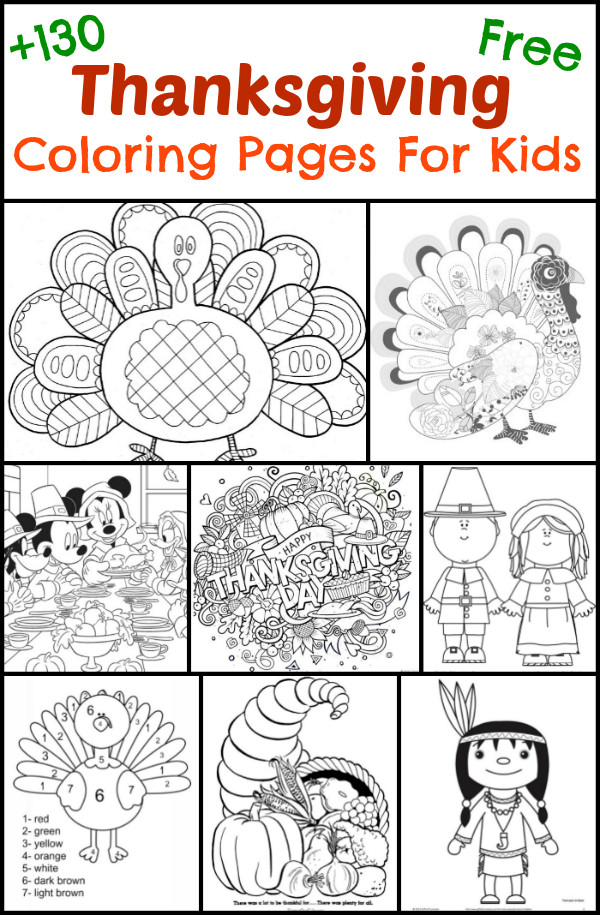 Thanksgiving Kids Coloring Pages
 Orlandoflbest Blog