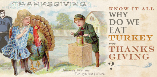 Thanksgiving Turkey History
 Why Do We Eat Turkey Thanksgiving