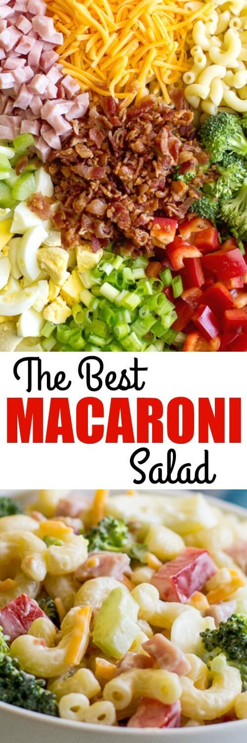 The Best Macaroni Salad
 The Best Macaroni Salad Recipe