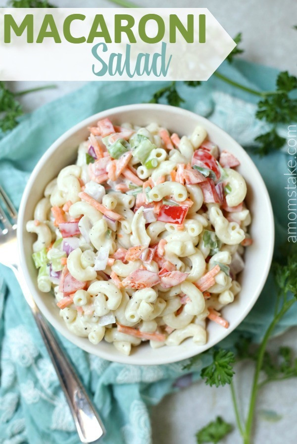 The Best Macaroni Salad
 Best Macaroni Salad Recipe That s so easy A Mom s Take