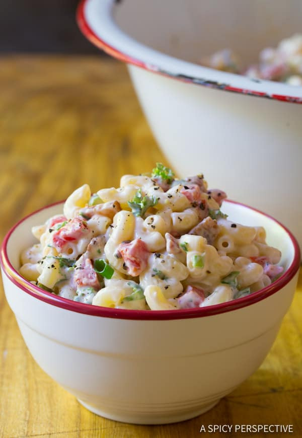 The Best Macaroni Salad
 The BEST Macaroni Salad Recipe Video A Spicy Perspective