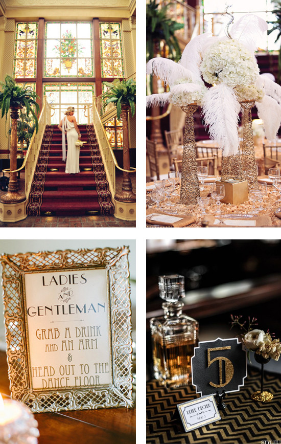 The Great Gatsby Wedding Theme
 A Great Gatsby Themed Wedding The Party of the Year