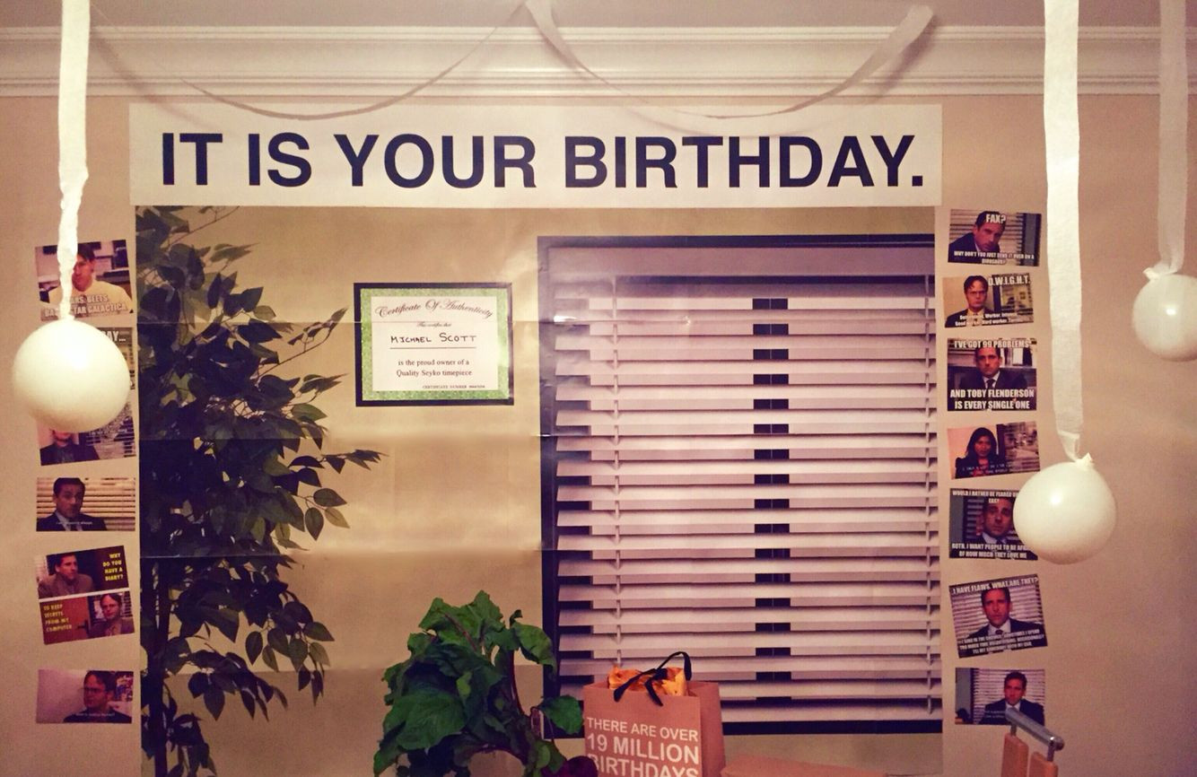 The Office Tv Show Birthday Party Ideas
 The fice Birthday party theme …
