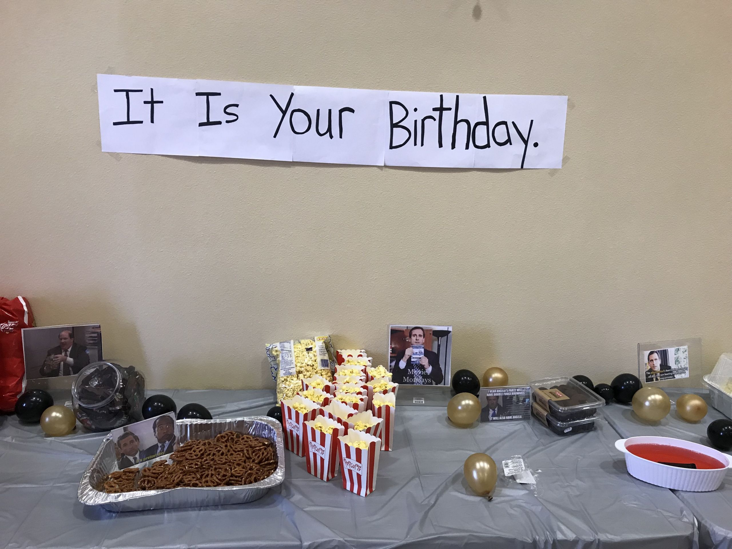 The Office Tv Show Birthday Party Ideas
 The fice birthday party