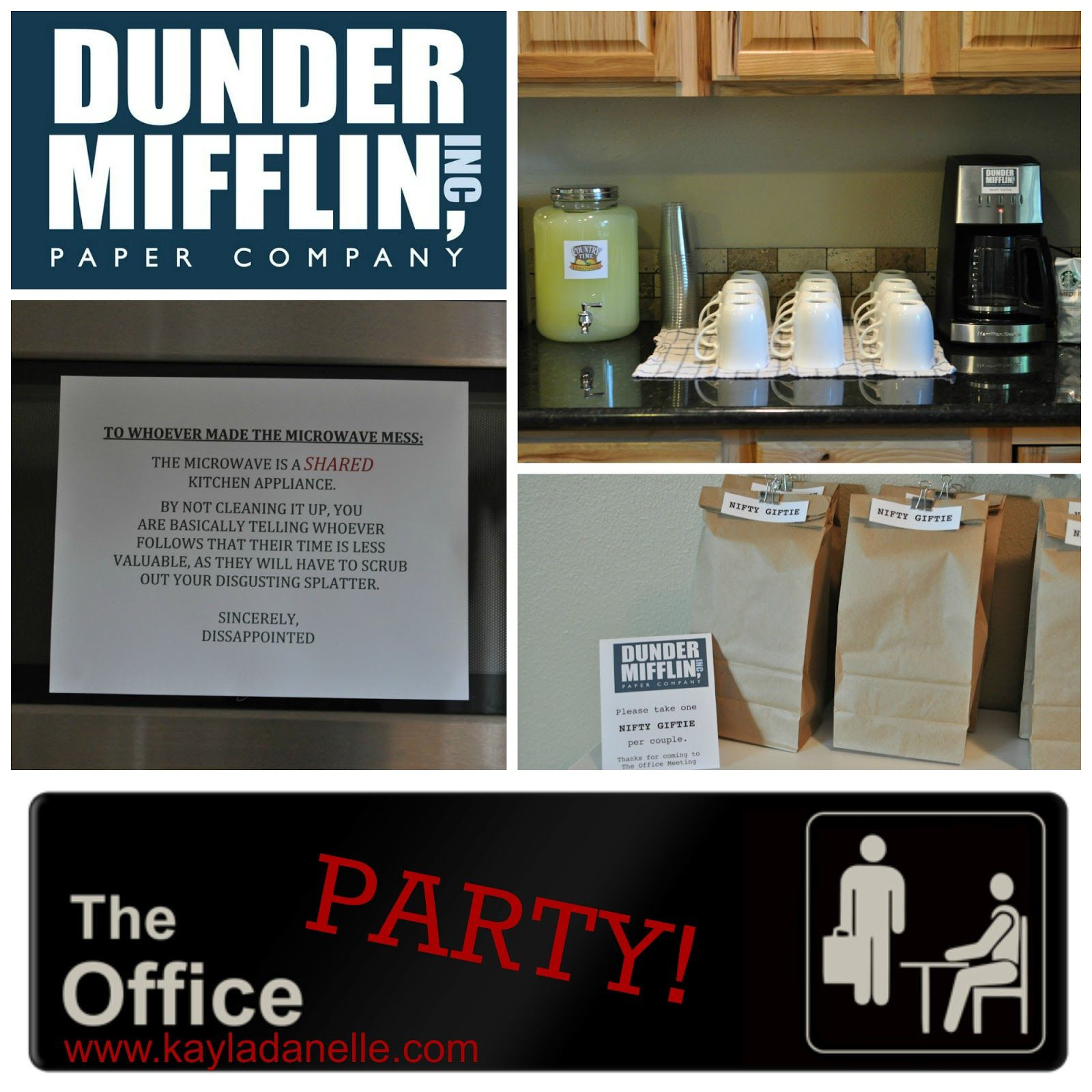The Office Tv Show Birthday Party Ideas
 Kayla Danelle NBCs The fice Farewell Party
