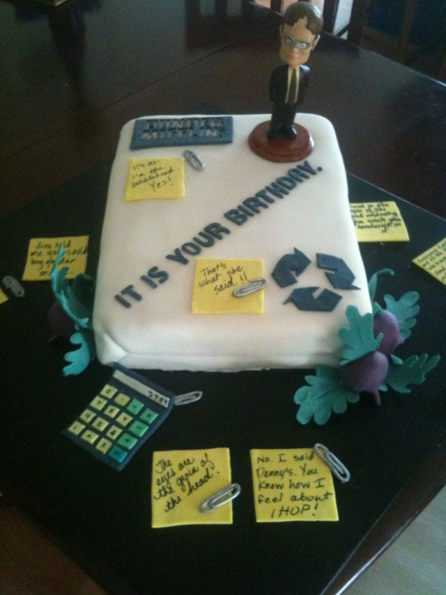 The Office Tv Show Birthday Party Ideas
 The fice Cake Dwight Schrute would be proud This cake